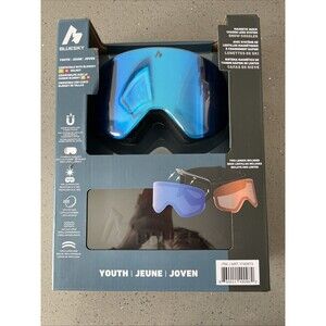 Bluesky Youth/JEUNE/JOVEN Snow Glasses two lenses included S/M Art 1740673 NEW